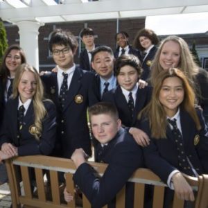 Pickering College - group of students in uniform