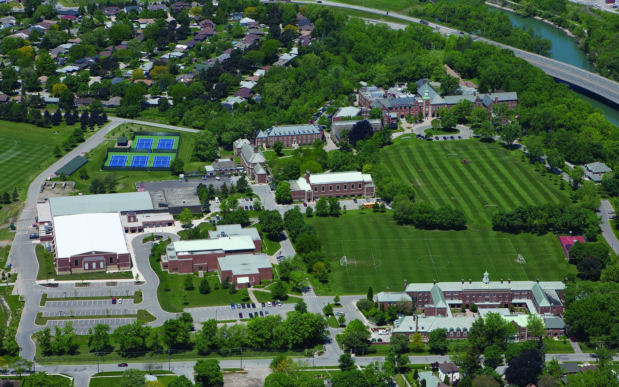 Ridley College aerial view