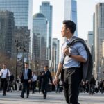 Du học sinh Việt Nam tại khu tài chính Lower Manhattan, gần Đại học NYU (New York University)